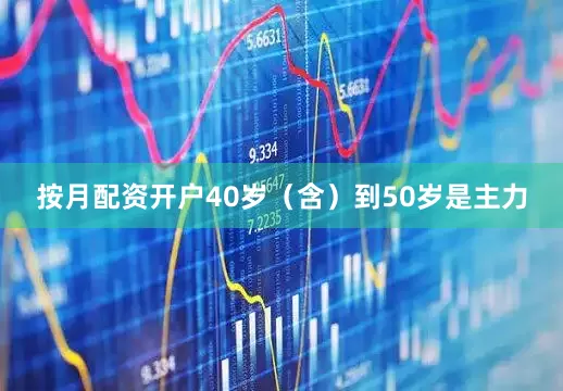 按月配资开户40岁（含）到50岁是主力